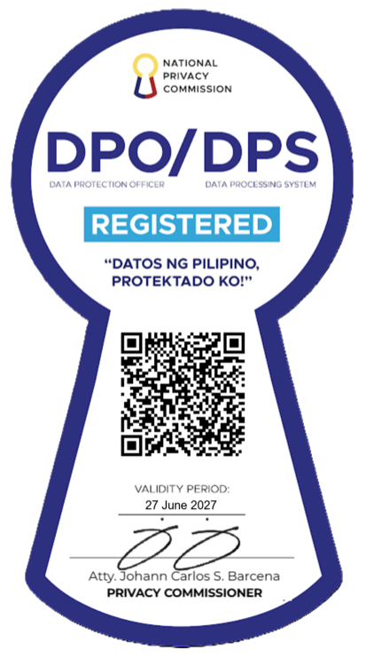 National Privacy Commission certificate